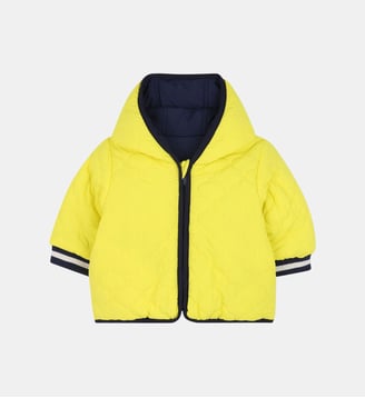 Chemise en duvet réversible avec capuche chaude - Timberland - Jaune néon