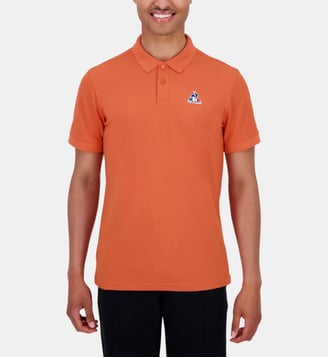Polo droit signature - Le Coq Sportif - Orange
