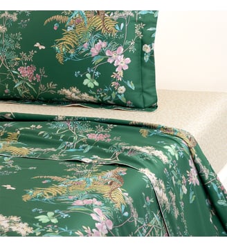 Drap plat en satin Yves Delorme