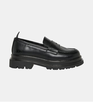 Mocassins avec logo - Diesel Kids - Noir