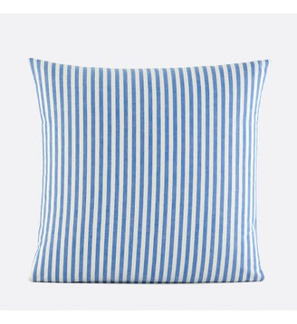 Taie d'oreiller enfant en coton - La Redoute Interieurs - Rayé bleu