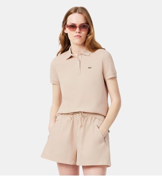 Polo regular fit en Petit Piqué souple - Lacoste - Beige sisal
