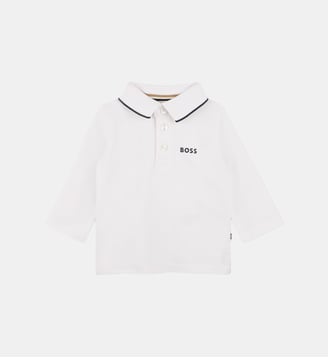 Polo manches longues - BOSS Kidswear - Blanc
