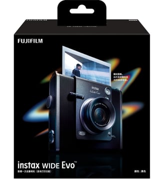 Appareil photo Instantané INSTAX WIDE EVO BLACK - Fujifilm - Noir