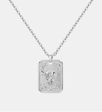 Collier Zodiaque Taureau Argent en Acier 316L - Phebus - Acier