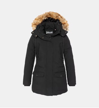 Parka à capuche - Schott - Noir