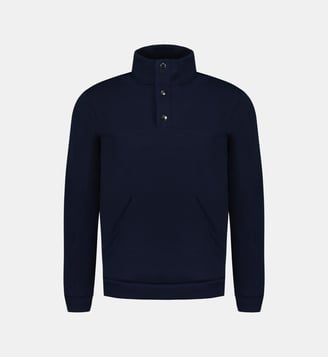 Sweat col rond  Ton sur ton - Le Coq Sportif - Bleu
