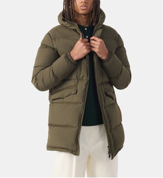 Doudoune Grand Froid stretch mi-longue Scott - Jott - Kaki