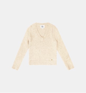 PULL uni MIREY - La Petite Etoile - Écru