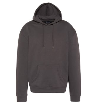 Sweatshirt à capuche custom thunder - Schott - Anthracite