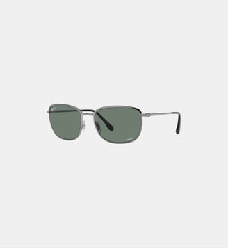Lunettes de soleil Carré RB3705 RB3705 Polarized+ Lenses - Ray Ban - Gris métal
