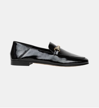 Mocassins Jill Cuir Verni Froissé Bobbies