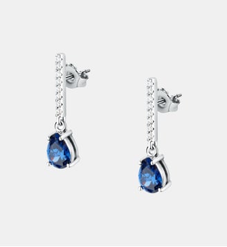 Boucles D'Oreilles en acier, cristaux, TESORI - Morellato - Bleu