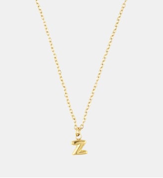 Collier à pendentif lettre Z acier inoxydable - Balaboosté - Doré