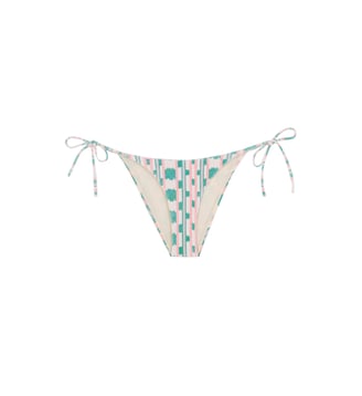 Bas de bikini classique à nœud Alfabia - Robin Collection - Multicolore