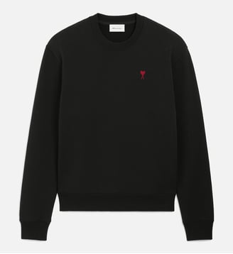 Sweatshirt Ami de Coeur Rouge unisexe - AMI Paris - Noir