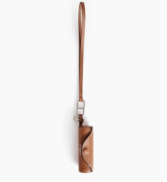 Etui rouge à lèvre charms en cuir grainé - Le Tanneur - Marron tan