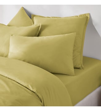 Drap housse percale coton, bonnet 35cm, Scenario La Redoute Interieurs