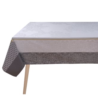 Nappe enduite Voyage iconique - Le Jacquard Francais - Gris zinc