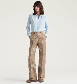 Pantalon milton en bull chiné - Momonì - Multicolore