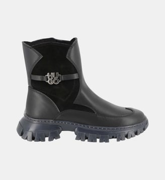 Bottines à fermeture éclair - Hugo Kids - Black