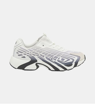D-Vit-Sneakers en mesh dégradé rayé - Diesel - Blanc gris
