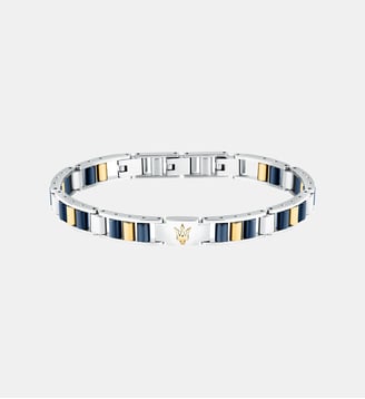 Bracelet CERAMIC - Maserati - Bleu et or jaune