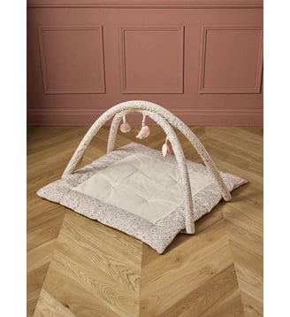 Tapis d'éveil tissu Liberty et gaze de coton - Cyrillus - Liberty godington park