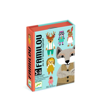 Jeux de cartes - Familou - Djeco - Multicolore