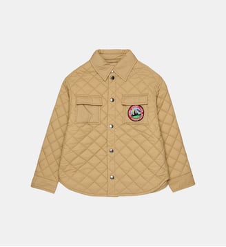 Veste matelassée avec logo Diesel Kids