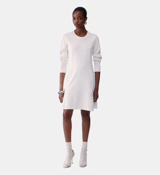 Robe courte en tissu Punto Milano - Liu Jo - Blanc