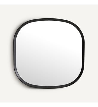 Miroir carré en chêne massif H80 cm AM.PM