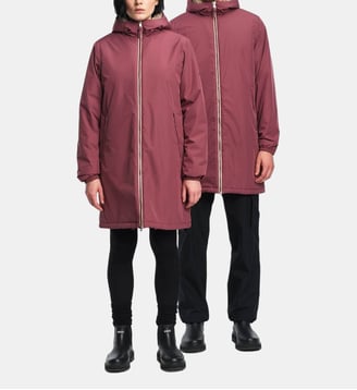 Parka imperméable à capuche UNISEX - Aigle - Rouge corail