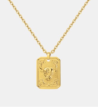 Collier Zodiaque Taureau Doré en Acier 316L - Phebus - Jaune