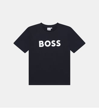 Tee-shirt manches courtes - BOSS Kidswear - Bleu cargo