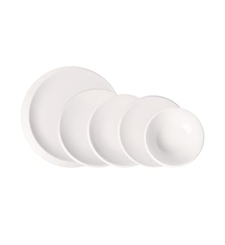 Set pour le dîner, 9 pcs, pour 2 pers. - Villeroy & Boch - Blanc
