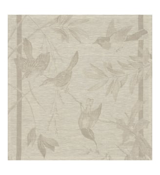 Serviette de table Volière - Le Jacquard Francais - Solaire