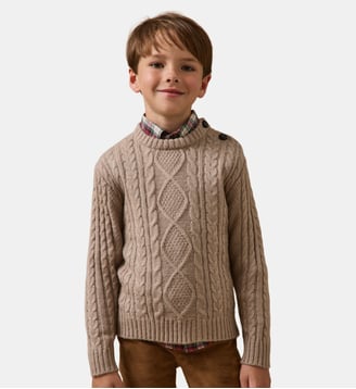Pull torsadé - Cyrillus - Beige