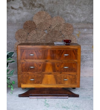 Commode Art déco Garance N°774- Produit chiné - Debongout - Bois foncé