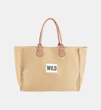Sac cabas uni BADIS - Wild - Écru