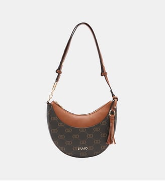 Sac à main Cirry logo - Liu Jo - Marron foncé