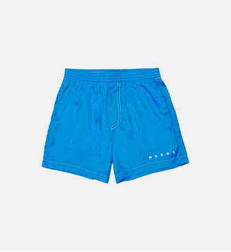 Boxer de bain avec logo - Marni - Bluette légère
