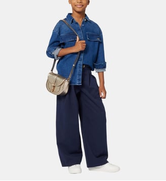 Chemise à manches longues en denim - Michael Kors Kids - Bleu