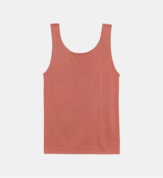 Débardeur  sans manches col rond uni DARIO - La Petite Etoile - Blush