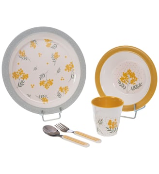 Coffret repas Mimosa (5 pièces) - Amadeus - Jaune