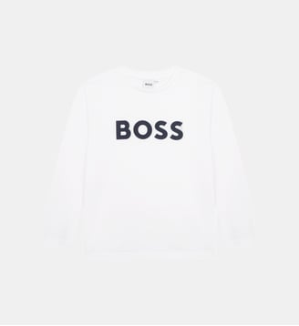 Tee-shirt manches longues - BOSS Kidswear - Blanc