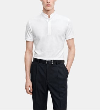Polo col officier - The Kooples - Blanc