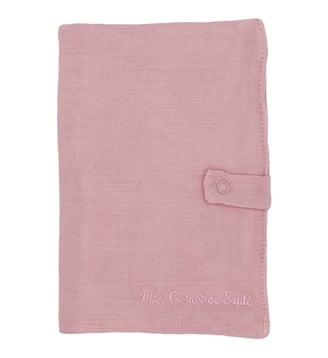 Protège-carnet de santé - BB & Co - Rose