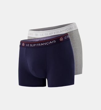 Lot de 2 boxers en coton Le Slip Francais