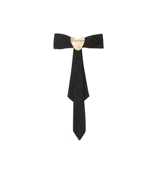 Barrette noeud coton bijoux - Claudie Pierlot - Noir